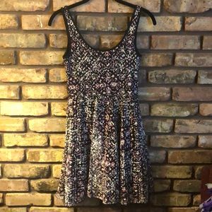 Purple lace dress